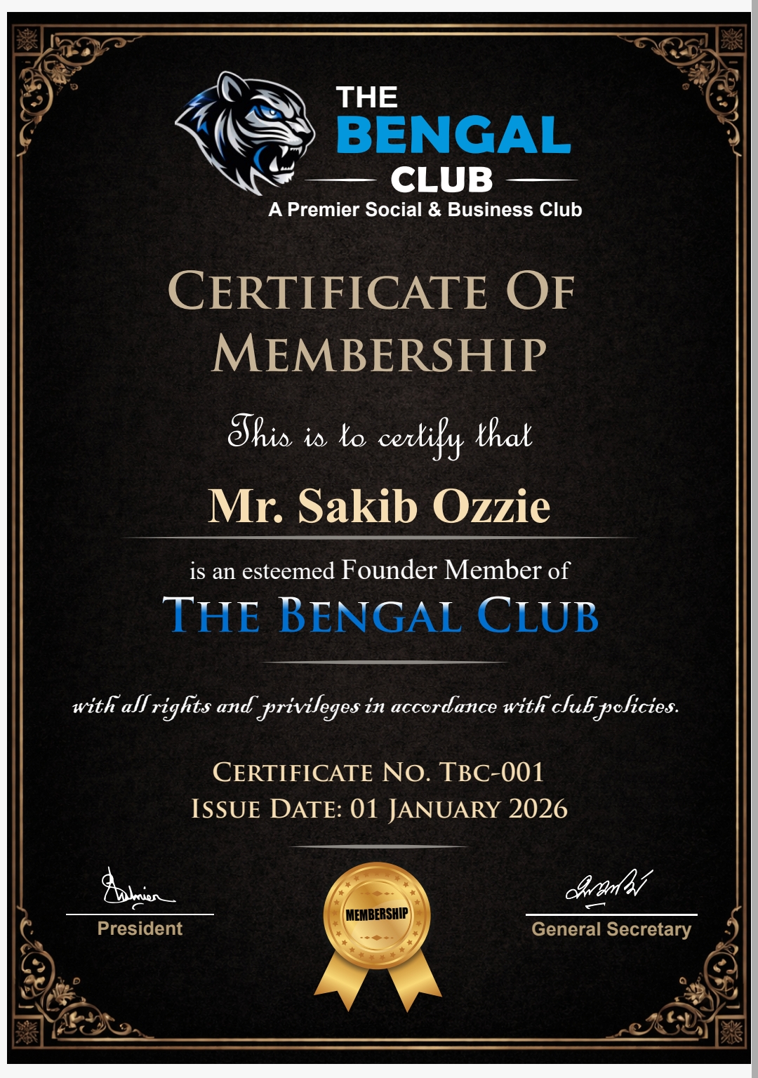 Membership Certificate